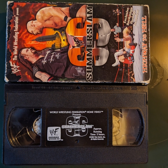 WWF Summer Slam '98 VHS "Highway to Hell" - Picture 3 of 3